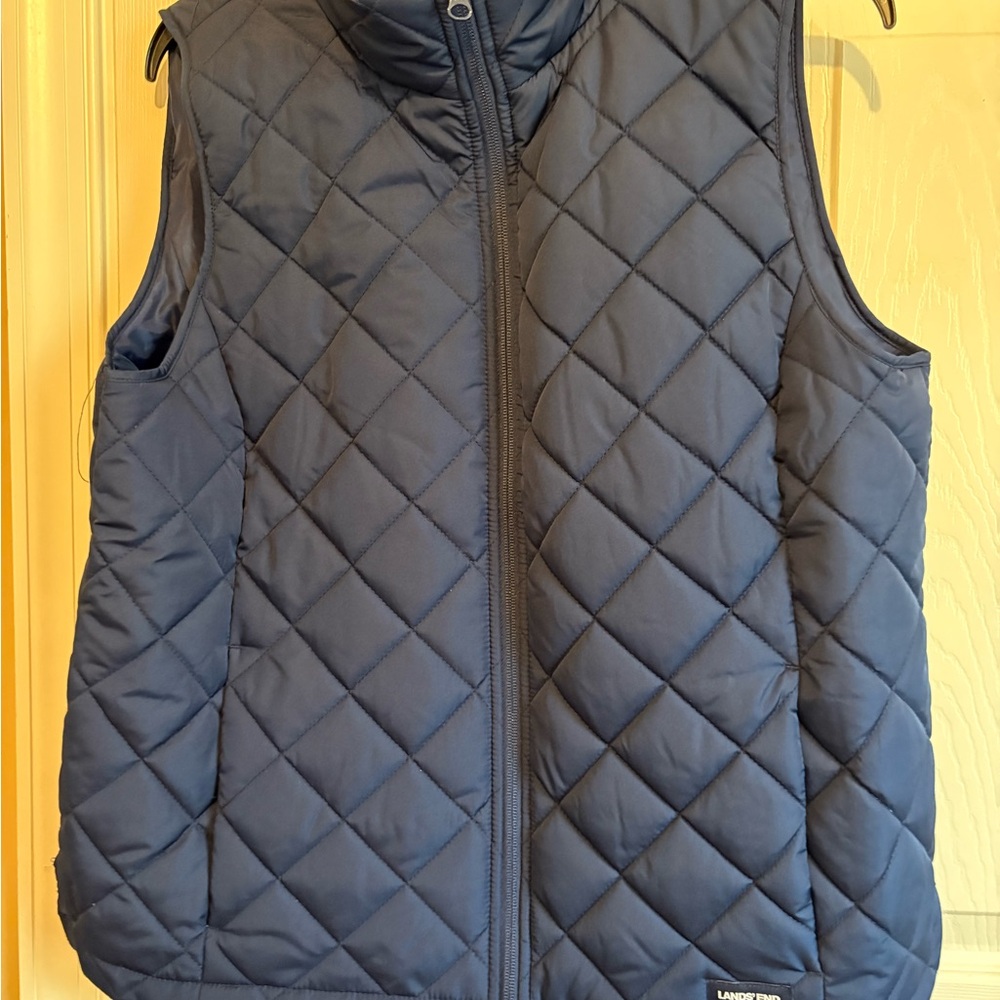 Lands' End Navy Vest